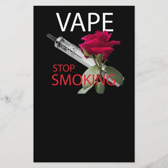 Vape. Sluta röka Flygblad (Framsidan)
