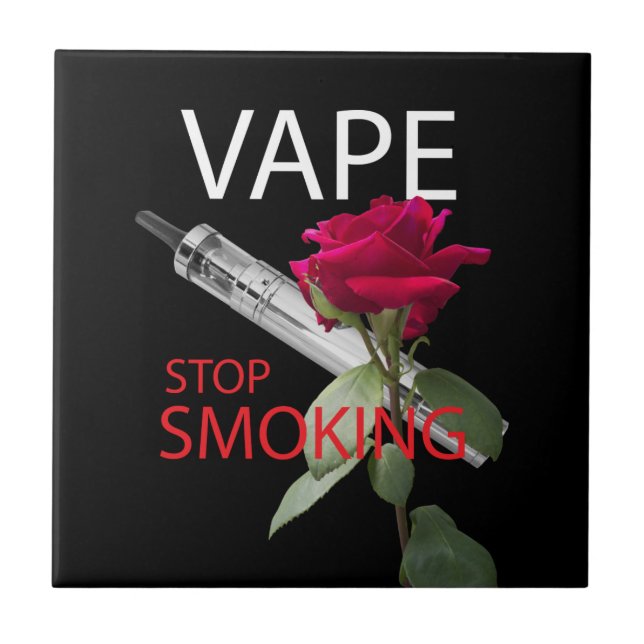 Vape. Sluta röka Kakelplatta (Framsidan)