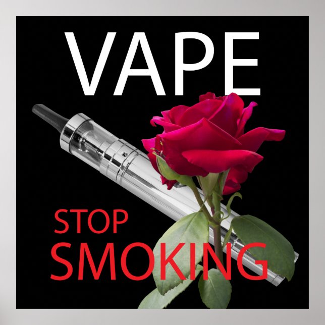Vape. Sluta röka Poster (Framsidan)