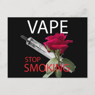 Vape. Sluta röka Vykort