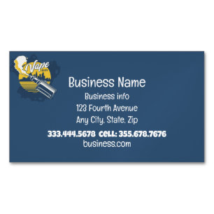 Vape Smoke Shop Store Electronic Cigarette Magnetiska Visitkort