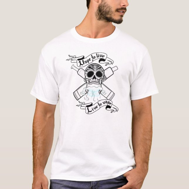 Vape som bor tee shirt (Framsida)