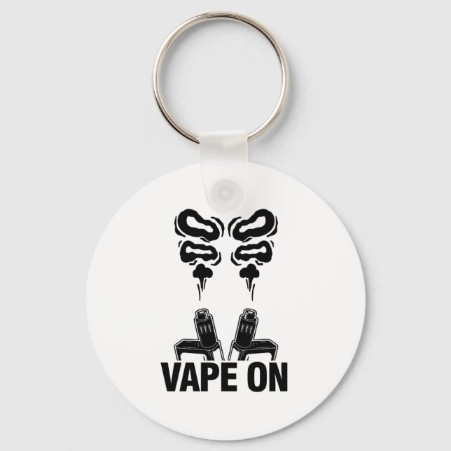 Vape | Steamer Vapen E-Cigarette Gift Nyckelring (Framsida)