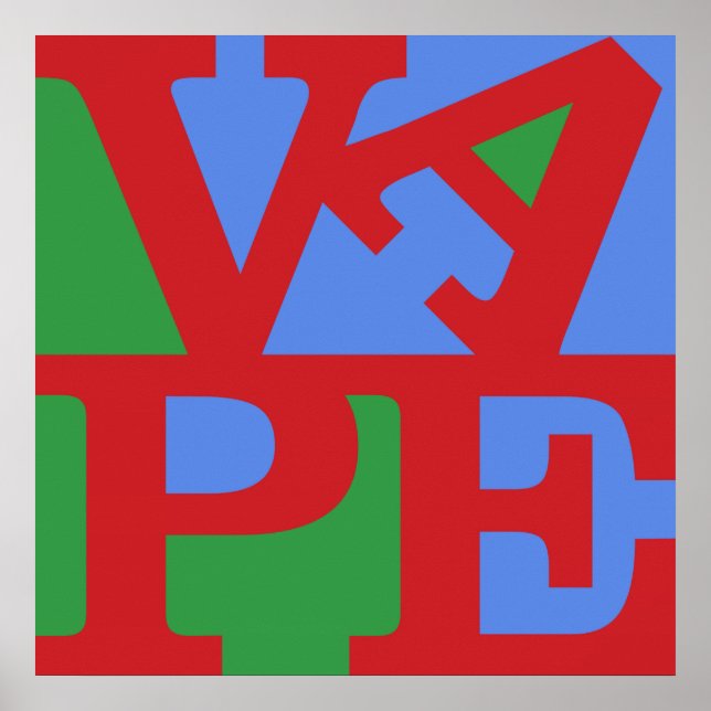Vape-utskrift Poster (Framsidan)