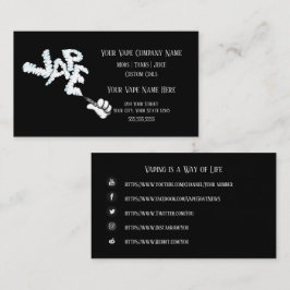 VAPE | VAPE Cloud Business med Social Media Visitkort