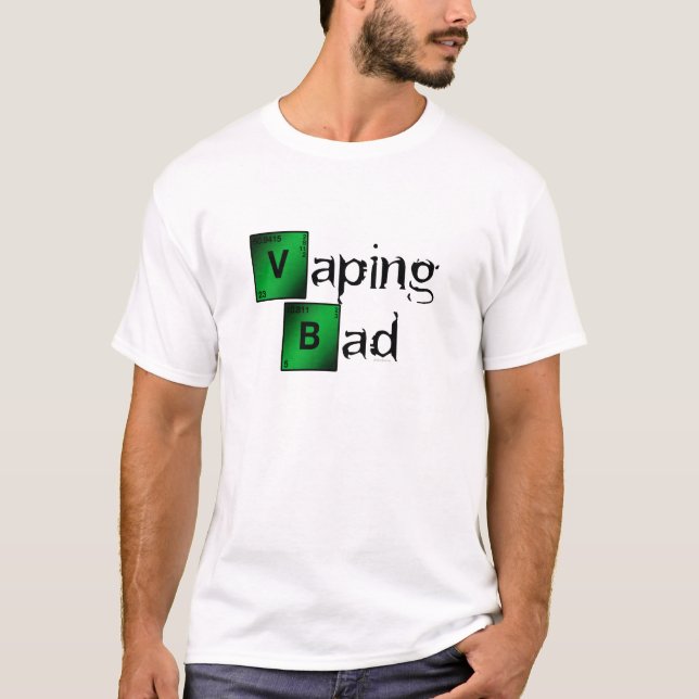 Vape | Vaping Bad Parody by VapeGoat T-shirt (Framsida)