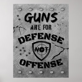 Vapen är inte för brott poster