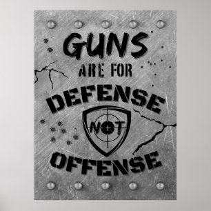 Vapen är inte för brott poster