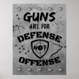 Vapen är inte för brott poster