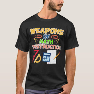 Vapen av MathförstörelseMathematicians skolar T Shirt