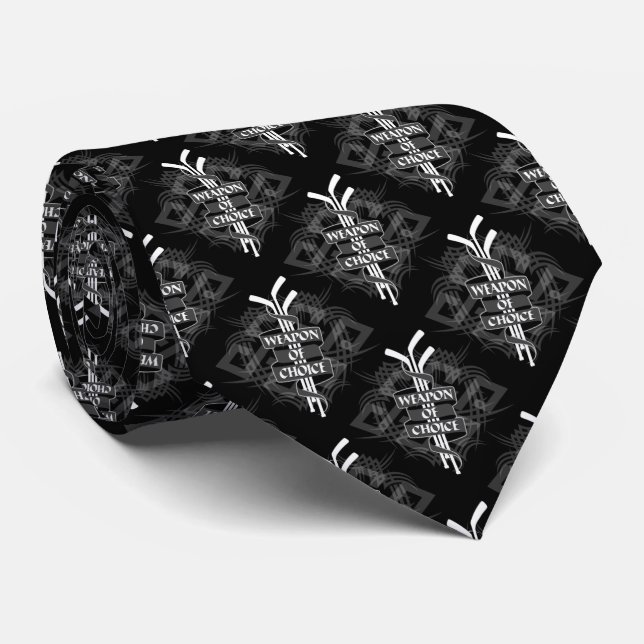 Vapen av valmöjlighet (Hockey) Neck Tie Slips (Rullad)