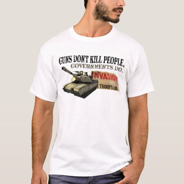 Vapen dödar inte folk tee (Framsida)