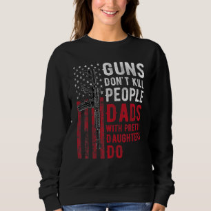 Vapen Dödar Inte Människor Pappor Med Snygga Döttr T Shirt