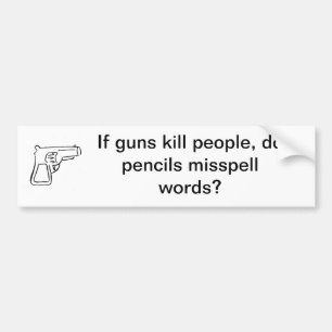Vapen dödar inte, Pencils gör Bildekal