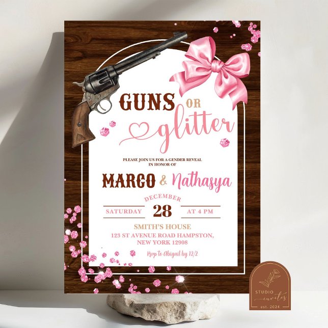 Vapen eller inbjudan till Gender i Glitter (Skapare uppladdad)