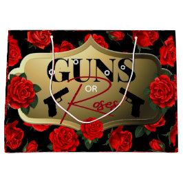 Vapen eller Ro Gender Reveal Baby Shower Black