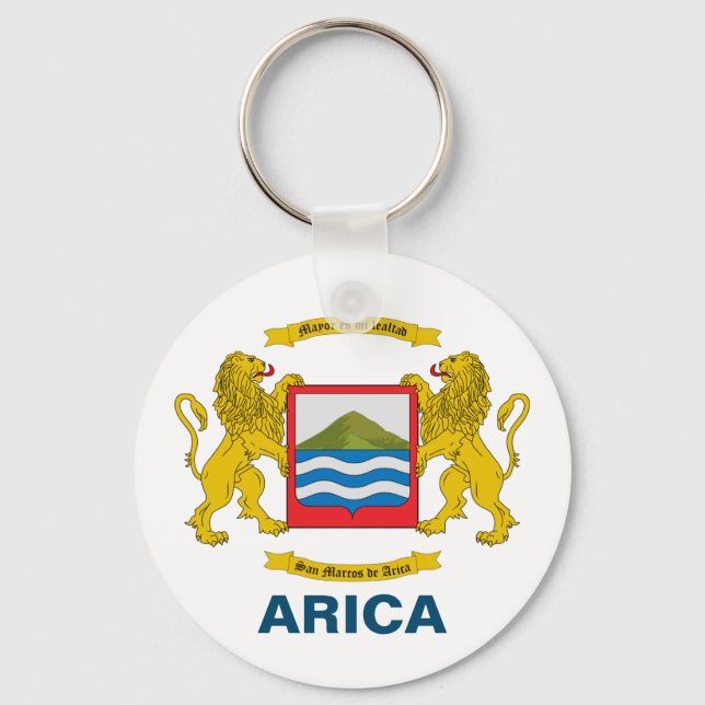 Vapen för Arica, Chile Nyckelring (Framsida)