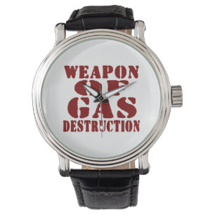 Vapen för gasdestruktion armbandsur