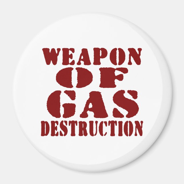Vapen för gasdestruktion magnet (Framsidan)