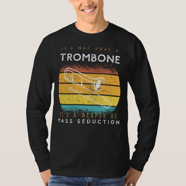 Vapen för masseduktiontrombone Tee - uppspelningsb (Framsida)