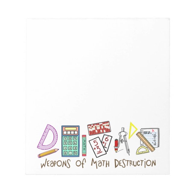 Vapen för matförstörelse anteckningsblock (Framsida)