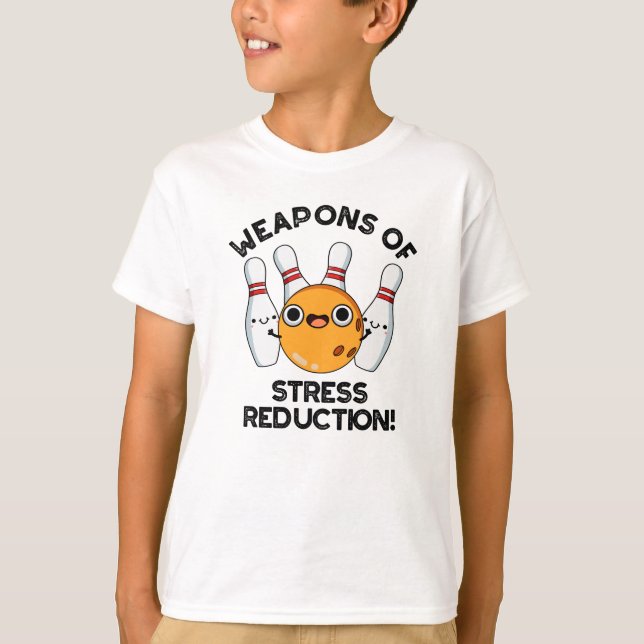 Vapen för minskning av Stressat användning Funny B T Shirt (Framsida)