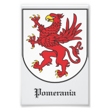 Vapen för Pommern Majestätisk Griffon Konst
