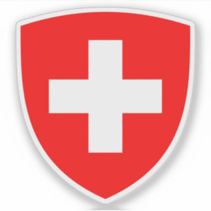 Vapen för Schweiz Klistermärken