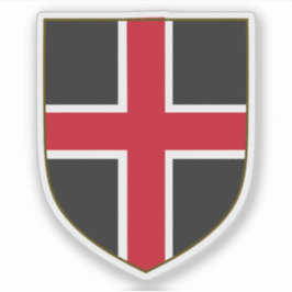Vapen för staden Durham, England Klistermärken
