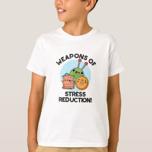 Vapen för Stressat reduktion funny Knitting Pun T Shirt