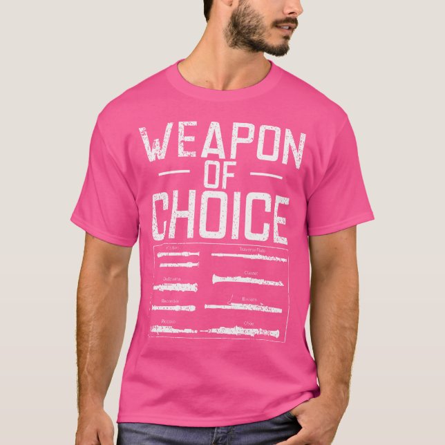 Vapen för valfrihet, roligt. t shirt (Framsida)