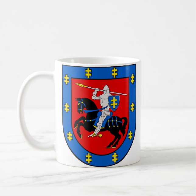 Vapen för Vilnius län Kaffemugg (Vänster)