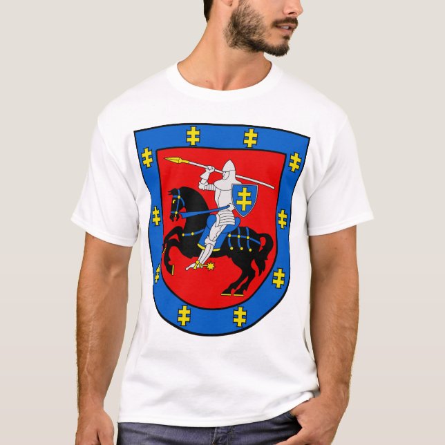Vapen för Vilnius län T Shirt (Framsida)