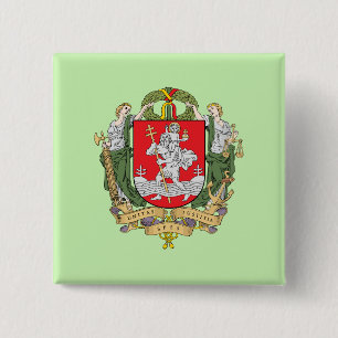 Vapen för Vilnius, Litauen knapp