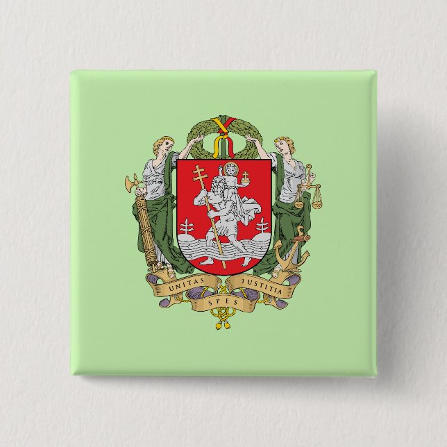 Vapen för Vilnius, Litauen knapp (Framsida)