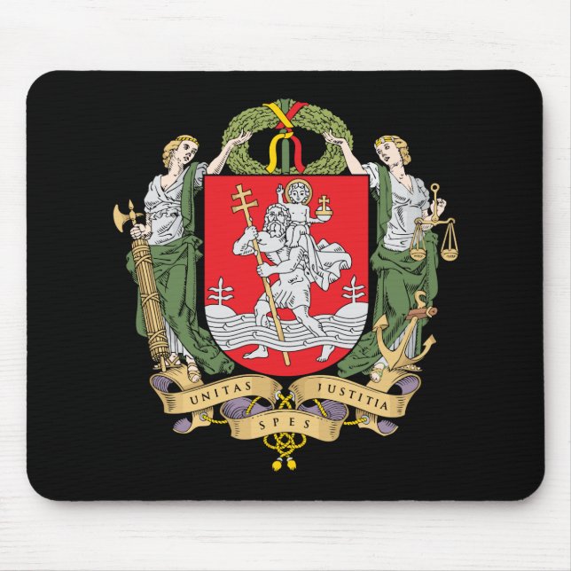 Vapen för Vilnius, Litauen Musmattor (Framsidan)