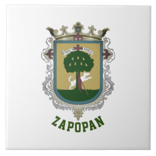 Vapen för Zapopan - Mexiko Kakelplatta