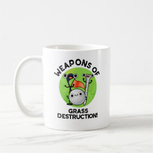 Vapen med grusdestruktion Funny Golf Pun Kaffemugg