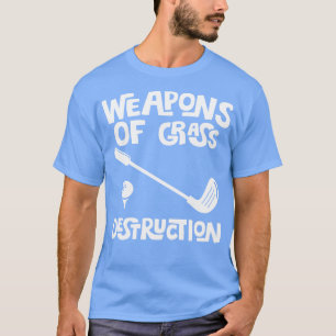 Vapen med grusdestruktion Golfer Funny Golf Gif T Shirt