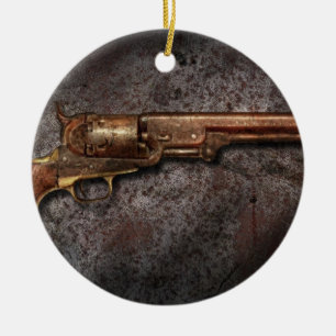 Vapen - modellera revolveren för 1851 - 36 kalibe julgransprydnad keramik