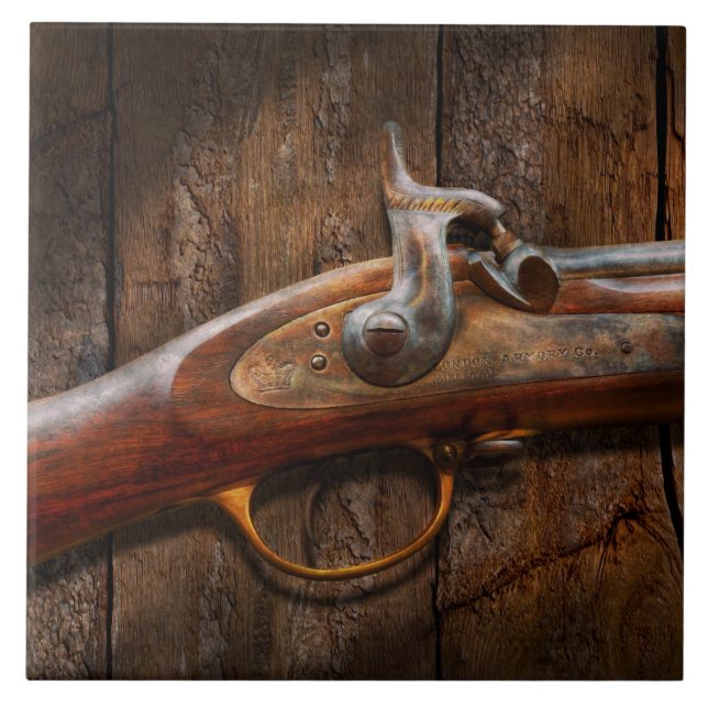 Vapen - Musket - London Armory Kakelplatta (Framsidan)