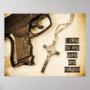 Vapen och religion poster