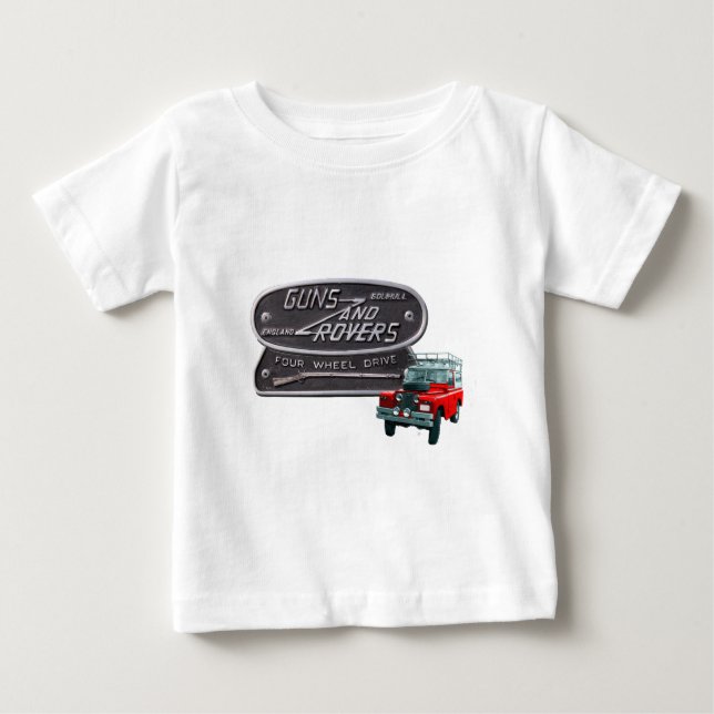Vapen och röd Rover för Rovers Tee Shirt (Framsida)