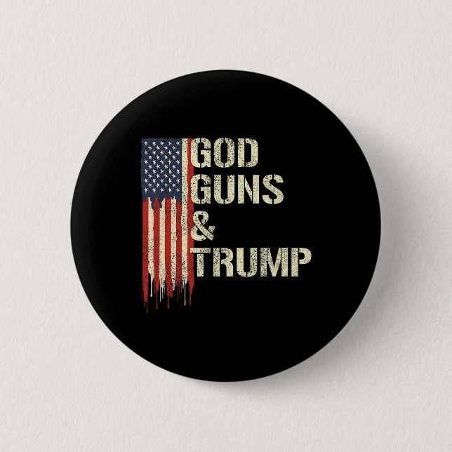 Vapen och trumf I, andra ändringstrumpan Flagga Am Knapp (Framsida)