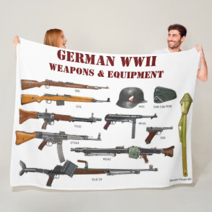 VAPEN OCH UTRUSTNING I TYSKA WWII FLEECEFILT