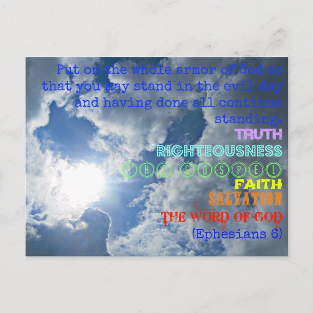 Vapen på Guds vykort (Framsida)