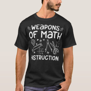 Vapen på Math Instruction Funny Math Quote Gift T Shirt