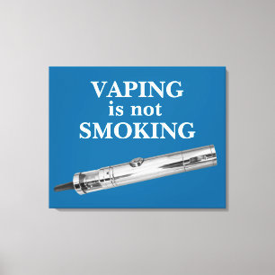 Vapen röker inte canvastryck