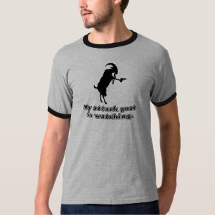Vapen som bär på getskjortan t shirt