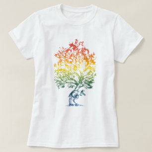 Vapen-Träd-Avbilda Tee Shirt